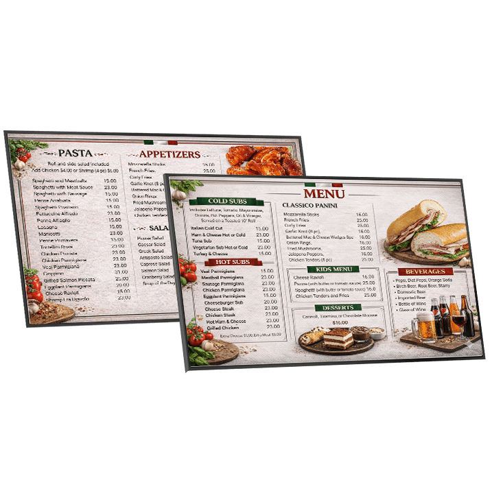 Digital Menu Board